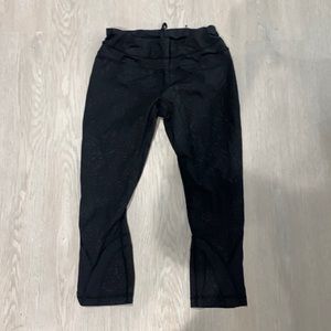 Black Textured Lululemon Leggings